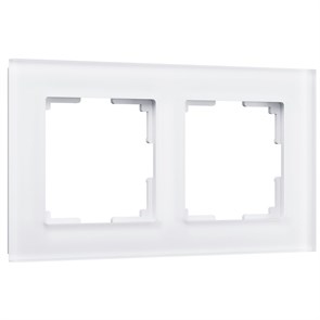 W0021105/WL01-Frame-02 Favorit Рамка на 2 поста, белый матовый (уп.5шт.) Werkel™ a051289-1