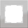 WL11-Frame-01 Aluminium Рамка на 1 пост, алюминий (уп.5шт.) Werkel™ a033739