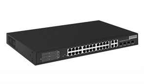 SW-62444(400W) OSNOVO PoE коммутатор Fast Ethernet на 24 x RJ45 портов + 4 x GE Combo uplink порта OSNOVO (Китай) SW-62444(400W)
