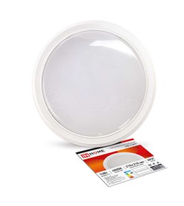 СПБ-2-КРУГ 14W(1100lm) 4000К IP40 Светильник светодиодный ДБП-15W 1100лм IP40 Ø210мм белый (уп.20шт.) IN HOME (Китай) 4690612020648