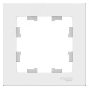 ATN001301 AtlasDesign Рамка 1 пост, лотос (уп.10шт.) Systeme Electric (Россия) ATN001301