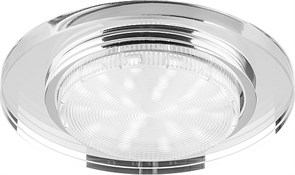 20157 DL4060-2, 15W 230V  GX53, без лампы, прозрачный, Светильник потолочный FERON 20157