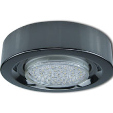 FB5330ECB Ecola GX53 FT3073 Светильник накладной черный хром (уп.20шт.) FB5330ECB