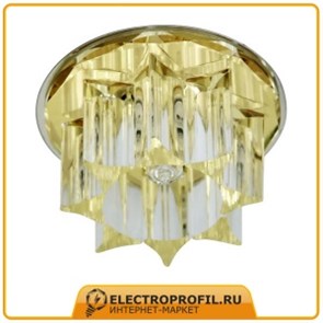 19171 CD2500 JCD 35W G9 желтый, хром (с лампой) 19171