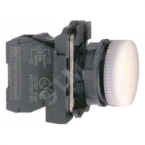 XB5AVM1 Лампа сигнальная Ø22мм 230/240V белая (уп.150шт.) Schneider Electric XB5AVM1