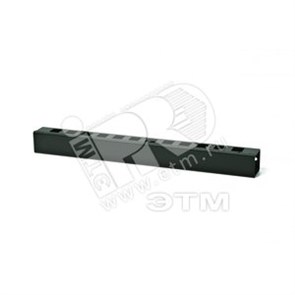 CM-1U-ML-COV Кабельный организатор с металлическими кольцами и крышкой 19", 1U Hyperline 16489