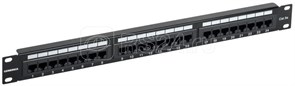 PP24-1UC5EU-K05-G Generica Патч-панель 19", 1U, 24 порта RJ-45, Cat. 5e, (Krone), цвет черный IEK® PP24-1UC5EU-K05-G