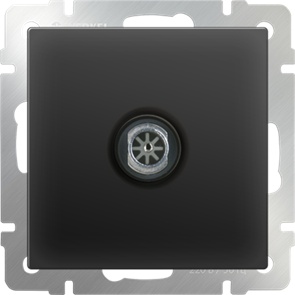 W1183008/WL08-TV ТВ-розетка оконечная, черная матовая (уп.5шт.) Werkel™ a051612-1