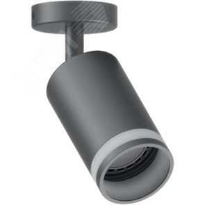 41487 ML231 GU10 50W, 230V, IP20, цвет черный, корпус алюминий Cветильник настенно-потолочный под лампу (уп.50шт.) FERON (Китай) 41487