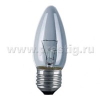 788580/32215 CLASSIC B 40W E27 230V B35 CL Лампа накаливания свеча прозрачная (уп.100шт.) LEDVANCE (OSRAM) 4008321788580