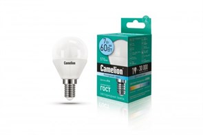 LED7-G45/845/E14 Светодиодная лампа 7Вт 220B (уп.10/100шт.) Camelion LED7-G45/845/E14