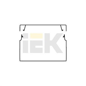 CKK10-060-040-1-K01-018 ELECOR БЕЛЫЙ Кабель-канал 60х40мм (уп.18м.) IEK® CKK10-060-040-1-K01-018