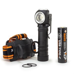 LH-700 ENOT PRO ACCU налобн/ручной Osram P9 700лм, акк YLP 18650 3400mAh с встр. ЗУ Фонарь ЯРКИЙ ЛУЧ 4606400106838