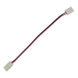 SC28C2ESB Ecola LED strip connector Cоед. кабель с двумя 2-х конт. разъемами 8mm 15см (уп.3/500шт.) SC28C2ESB