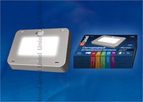 ULT-V21-9,5W/NW SENSOR IP65 SILVER «Наутилус» Светодиодный антивандальный светильник.(уп.40шт.) ULT-V21-9,5W/NW SENSOR IP