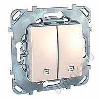 MGU5.208.25ZD ВЫКЛЮЧАТЕЛЬ ДЛЯ ЖАЛЮЗИ БЕЖЕВЫЙ UNICA (уп.10шт.) 676645