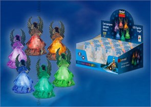 ULD-F601 RGB ANGEL SET12 Фигурка светодиодная на батарейках «Ангел» UNIEL ULD-F601 RGB ANGEL