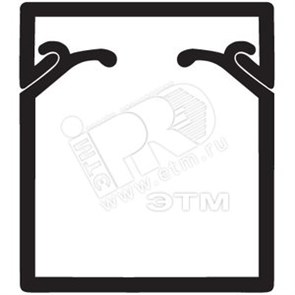 00323 TA-GN IN-Liner белый Кабель-канал 25x30мм с крышкой (уп.72м) ДКС 00323