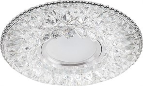 32655 CD942 с драйвером в комплекте 15LED*2835 SMD 4000K, MR16 50W G5.3, прозрачный Светильник встраиваемый (уп.10/50шт.) FERON (Китай) 32655