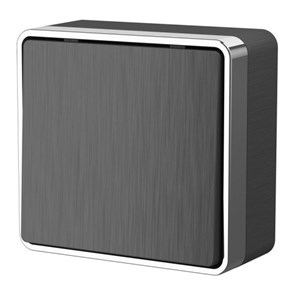 W5012004 графит рифленый Gallant Одноклавишный переключатель (сх.6) (уп.10шт.) Werkel™ a051338-1