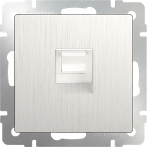 W1181013/WL13-RJ-45 Розетка компьютерная RJ-45, перламутровый рифленый (уп.10шт.) Werkel™ a051190-1