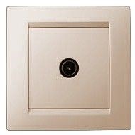 1590475-031 розетка TV одиночная слон.кость(10шт)МЕХАНИЗМЫ С РАМКОЙ В КОМПЛЕКТЕ ВЫВЕДЕНЫ ИЗ АССОРТИМ 676883