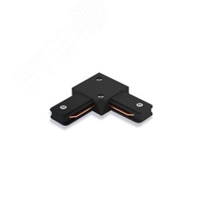 10325 LD1001 черный Коннектор (трапеция) угловой для шинопровода CAB1003 (уп.100шт.) FERON (Китай) 10325