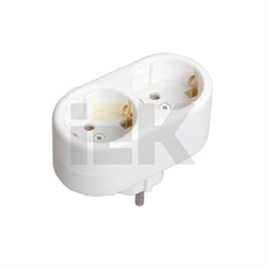 WTP10-16-02 Тройник Т-01/02 --2круглых места ИЭК (уп.200шт.) WTP10-16-02