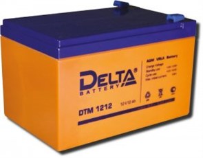 DTM1212 Аккумулятор 12В/12 А/ч DELTA (Китай) DTM1212