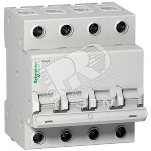 EZ9F34425 Easy9 Выключатель автоматический 4п 25A C 4.5кА (уп.3шт.) Schneider Electric EZ9F34425