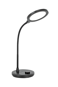UL612 черный настольный светильник 16Вт.с зеркаклом LED Ultra Light UL612 черный