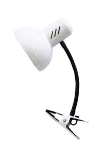 НТ 2077C белый Светильник настольный на прищепке 60W, Е27, 220V (уп.18шт.) Трансвит АО НТ 2077C