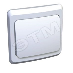 BC 10-001B ЭТЮД Одноклавишный выключатель (сх.1), белый (уп.20шт.) Systeme Electric (Россия) BC10-001B