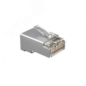RN5RJ45S Джек-штекер компьютерный RJ-45 8р-8с Cat.5e ЭКРАН (уп.50шт.) ДКС (Китай) RN5RJ45S