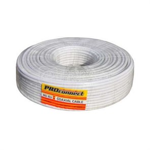 FD 01-2205 RG-6U Кабель, 75Ом, белый (бухта 100м.) PROCONNECT (Китай) FD 01-2205