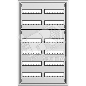U62 ЩРВ-П-144 Щит распределительный встраиваемый 984х560х120мм ABB U62