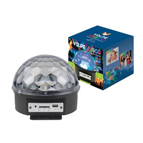 ULI-Q330 8W/RGB BLACK Светодиодный светильник-проектор c MP3. Серия DISCO, многоцветный. UNIEL ULI-Q330 8W/RGB BLACK