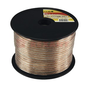 FD 01-6304 SILICON Кабель акустический, 2х0,75мм², прозрачный (бухта 100м.) REXANT (Китай) FD 01-6304