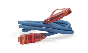 PC-LPM-UTP-RJ45-RJ45-C5e-2M-LSZH-BL/PC-SPM-UTP-RJ45-RJ45-C5e-2M-BL Патч-корд UTP, Cat.5e, LSZH, 2м, стандартный разъем, синий (уп.10шт.) Hyperline PC-LPM-UTP-RJ45-RJ45-C5e-2M-LSZH-BL