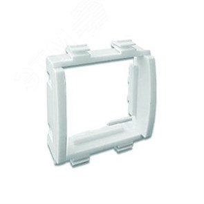 F0000L In-Liner Front Каркас под 2 модуля 45х45, белый (уп.18шт.) ДКС F0000L