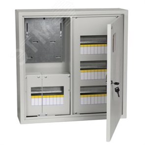 MKM32-N-36-31-ZO TITAN ЩУРн-3/36 36 УХЛ3 IP31 550х560х165мм (ШхВхГ) с замком Корпус металлический IEK® MKM32-N-36-31-ZO