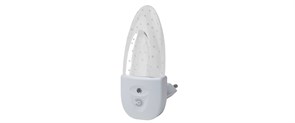NN-619-LS-W пластик белый Ночник ЭРА NN-619-LS-W