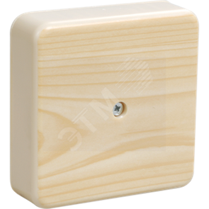 UKO10-100-100-029-K34 КМ41219-04 Коробка распаячная для о/п 100х100х29мм сосна, 6 клемм 6мм² (уп.42шт.) IEK® UKO10-100-100-029-K34
