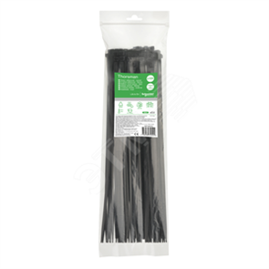 IMT46272 Multifix Thorsman Стяжка P6.6 стандартная, черная устойчивая к УФ-излучению, 4,8х370мм (уп.100шт.) Schneider Electric IMT46272