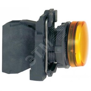 XB5AVM5 Лампа сигнальная Ø22мм 230/240V желтая (уп.5шт.) Schneider Electric XB5AVM5