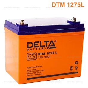 DTM1275L Аккумулятор 12В/75 А/ч DELTA (Китай) DTM1275L