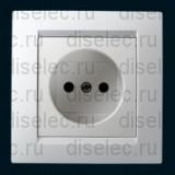 1590431-031 розетка 2Р без зазем.слон.кость (20шт) МЕХАНИЗМЫ С РАМКОЙ В КОМПЛЕКТЕ ВЫВЕДЕНЫ ИЗ АССОРТ 679238