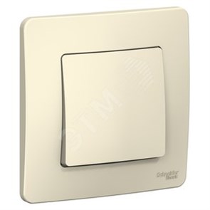 BLNVS010102 Blanca Одноклавишный выключатель (сх.1) 10А 250В~, молочный (уп.10шт.) Schneider Electric BLNVS010102