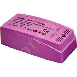 21485 TRA110 Трансформатор электр. пластик 250W розовый 115*38*66 (уп.100шт.) FERON 21485