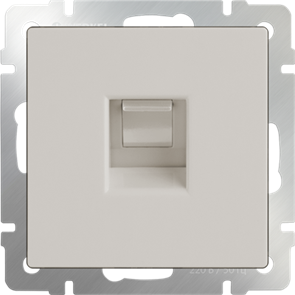 W1181003/WL03-RJ-45-ivory/WL04-RJ-45-ivory Розетка компьютерная RJ-45 слоновая кость (уп.5шт.) Werkel™ a051467-1